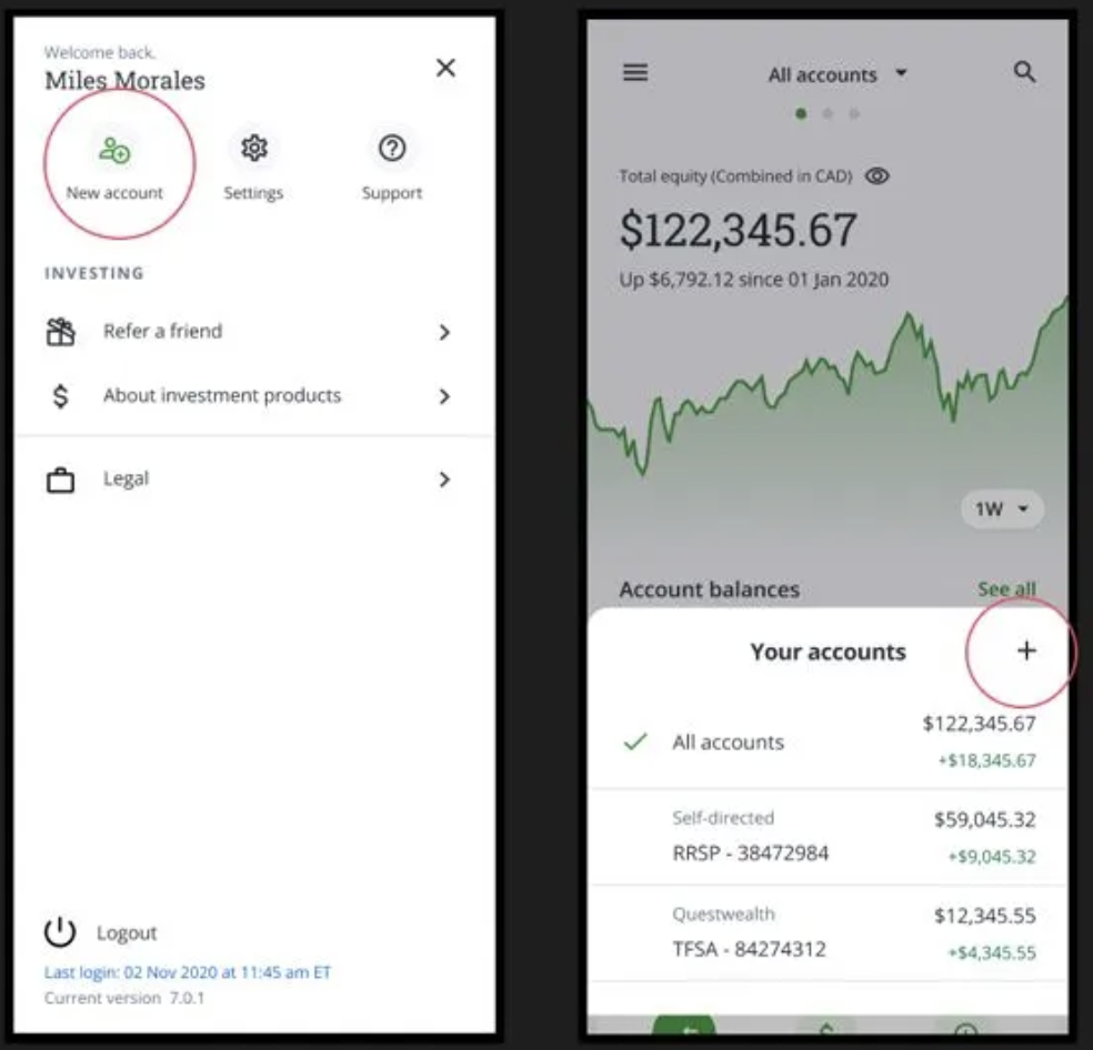 User testing results showing 20 completed through hamburger menu